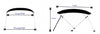 Boat Bimini Top Canopy, 4 Bow, Fits 210cm – 250cm Width.