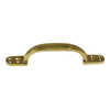 AG Handle Rigid Pull Brass 100mm - ChasNewensMarine