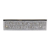 AG Gas Isolation Valve Name Plate Chrome - ChasNewensMarine