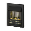 Helios 1-2kW LED Electric Fire Black