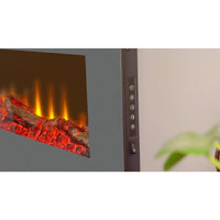 Sureflame WM-9505 Electric Wall Fire with Remote in Grey (42")
