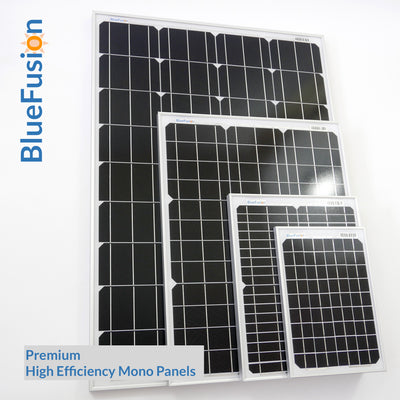 BlueFusion Mono Solar Panel 10W, 20W, 50W, 100W