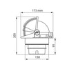 Plastimo Compass Olympic 135 White/Black Card Zabc P65534 65534