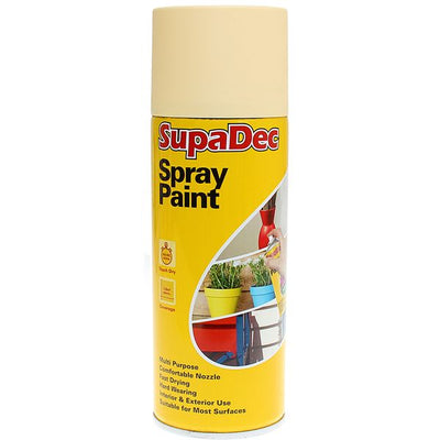 Supadec Spray Paint 400ml Gloss Cream - 343913
