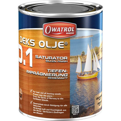 Owatrol Deks OLJE D1 Hardwood Oil 1 Litre - 831GB