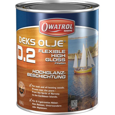 Owatrol Deks OLJE D2 High Gloss Oil Varnish 1 Litre - 841GB