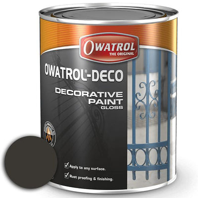 Owatrol Deco Anti Corrosive Gloss Grey Dust (RAL 7037) 750ml - 1378GB