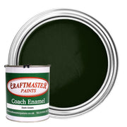 Craftmaster Dark Green Coach Enamel 1L - CE-DARK GREEN/1
