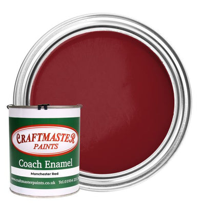 Craftmaster Manchester Red Coach Enamel 1L - CE-MANCHESTER RED/1