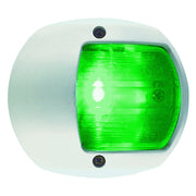 LED Navigation Side Light Green Starboard Vertical Mount White 12V