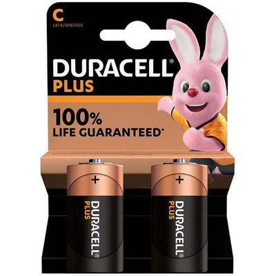 Duracell Batteries C Cells (Pack of 2)