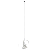 Budget GRP VHF Whip Antenna 1m Deck Mount Base Included 5m RG58 Cable
