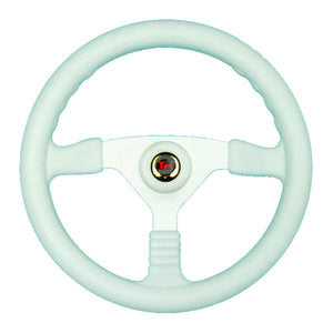 Sunbird Steering Wheel White 350mm Soft Grip