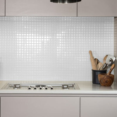 Reco Mosaic White Tile - 1 Panel Kit