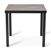 Urban Ceramic Dining Table with Black Aluminium Frame & Concrete Top