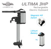 HASWING Ultima 3HP Electric Outboard, with Integrated Lithium Battery 70cms