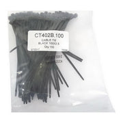 Cable Ties Black 102 x 2.5mm 100/Pack EC-CT100