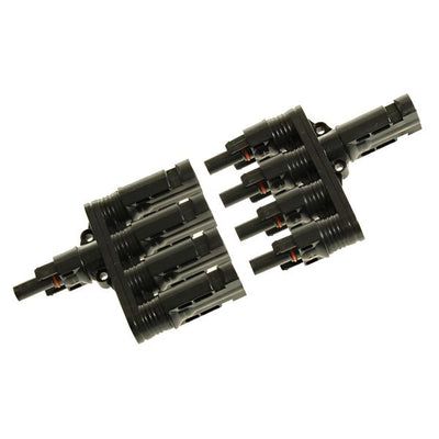 MC4 M/F 4-Way Connectors Dual Pack - S4GD