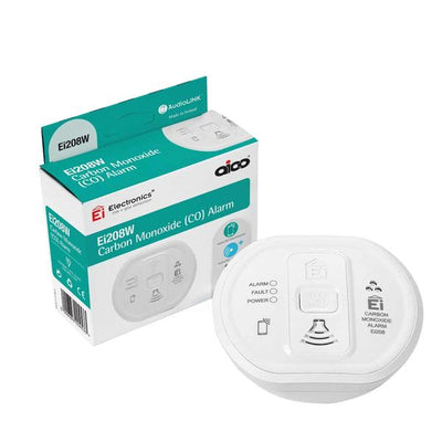 Aico Carbon Monoxide Detector Ei208 with 10 Year Battery & AudioLINK