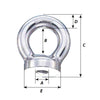 Wichard Forged Stainless Steel Eye Nut