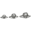 Wichard Stainless Steel Round Diamond Pad Eye