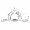 Wichard Stainless Steel Round Diamond Pad Eye