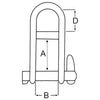 Wichard Forged Stainless Steel HR Key Pin Shackles & Bar