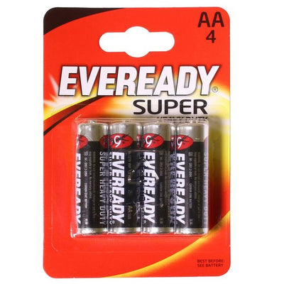Eveready AA Zinc Battery (x4) - S4028
