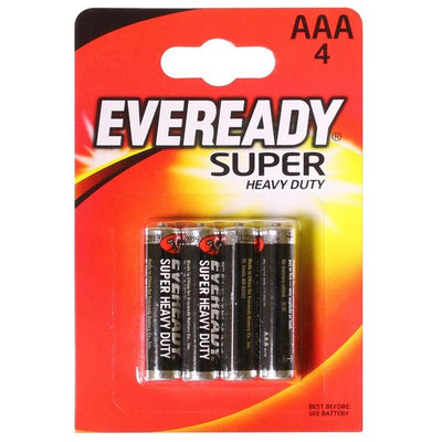 Eveready AAA Zinc Battery (x4) - S3927