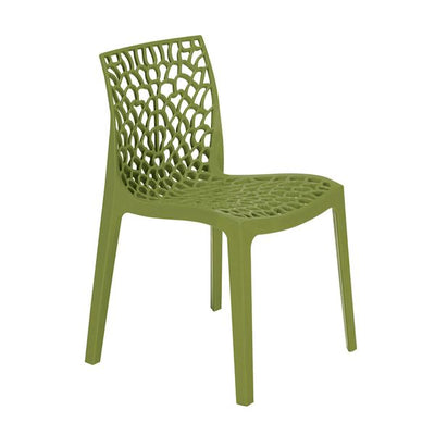 Zest Polypropylene Chair For Contract Use - Anise Green