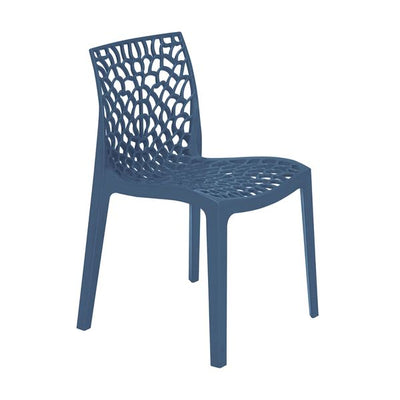 Zest Polypropylene Chair For Contract Use - Avio Blue