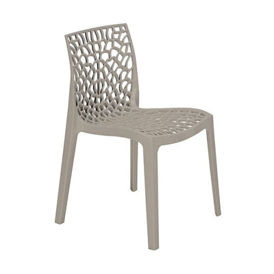 Zest Polypropylene Chair For Contract Use - Jute
