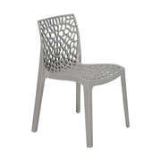 Zest Polypropylene Chair For Contract Use - Pearl Grey