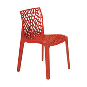 Zest Polypropylene Chair For Contract Use - Red