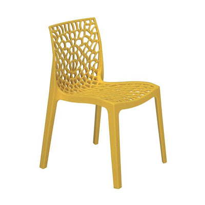 Zest Polypropylene Chair For Contract Use - Yellow