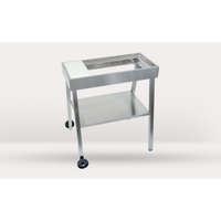 Grill Cart With Plastic Cutting Board