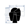 Ritchie Explorer™ B-51, 2¾” Dial Bracket Mount - Black