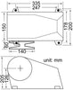 South Pacific Windlass Kit 1500W Horizontal 8mm gypsy 12 volts - HA1500 (8)
