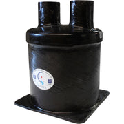 Centek Low Capacity GRP Exhaust Waterlock (Top In - Top Out / 76mm)  C-1500017