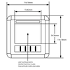 C3l Engine Monitor (low profile) 3.5" LCD / Button