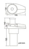 South Pacific PRO VA600 Vertical Aluminium Windlass Kit - 700W 6mm Gypsy / 12v