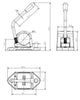 48mm Kartt Serrated Jockey Wheel Clamp