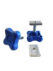 knob pair blue block