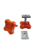 knob pair orange block