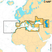 C-Map Discover X M-EM-T-045-D-MS Southern Europe (Large)