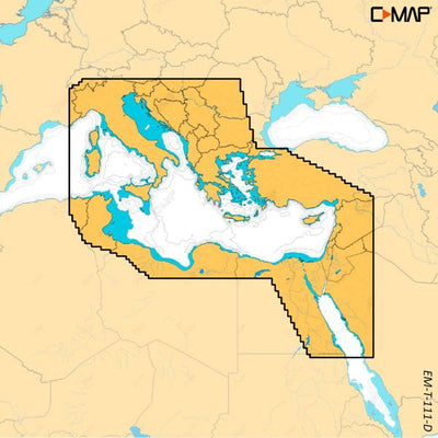 C-Map Discover X M-EM-T-111-D-MS East Mediterranean (Large)