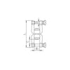 Swivel jaw-jaw AISI316 8mm