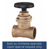 Threaded "non stick" valve "Alex" full flow     Bronze