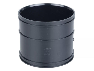 Osma Soil 160mm (D/SW) Double Socket Black