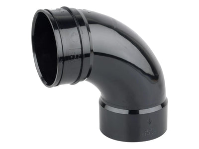 Osma Soil 160mm (D/SW) Bend 87.5° Black